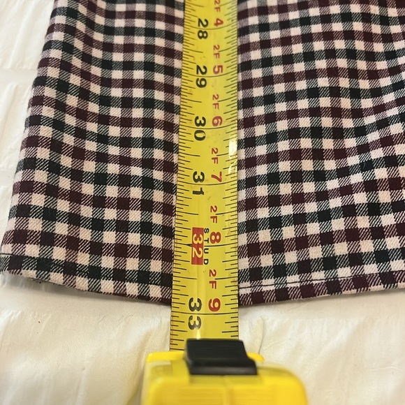 Abercrombie and Fitch plaid.dress Med Tall -NWT - Picture 5 of 6